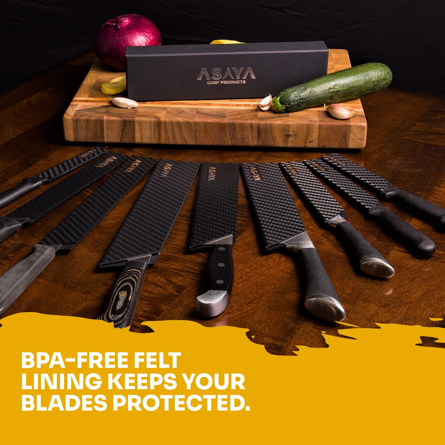 Professional Knife Edge Guards - Universal Blade Covers - Made to Fit Most Knives (6Pcs)