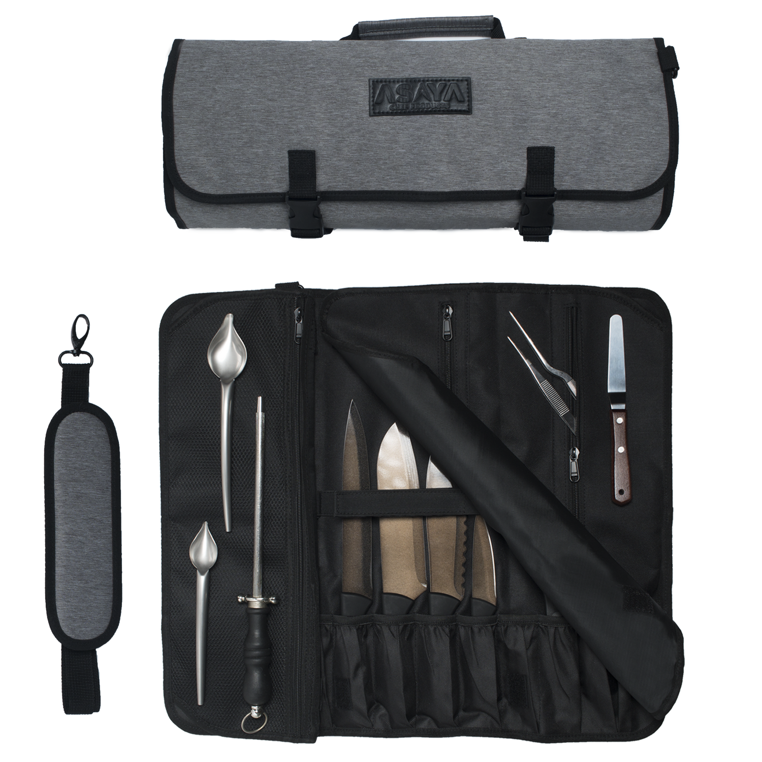 20 Pocket Chef Knife Roll Bag