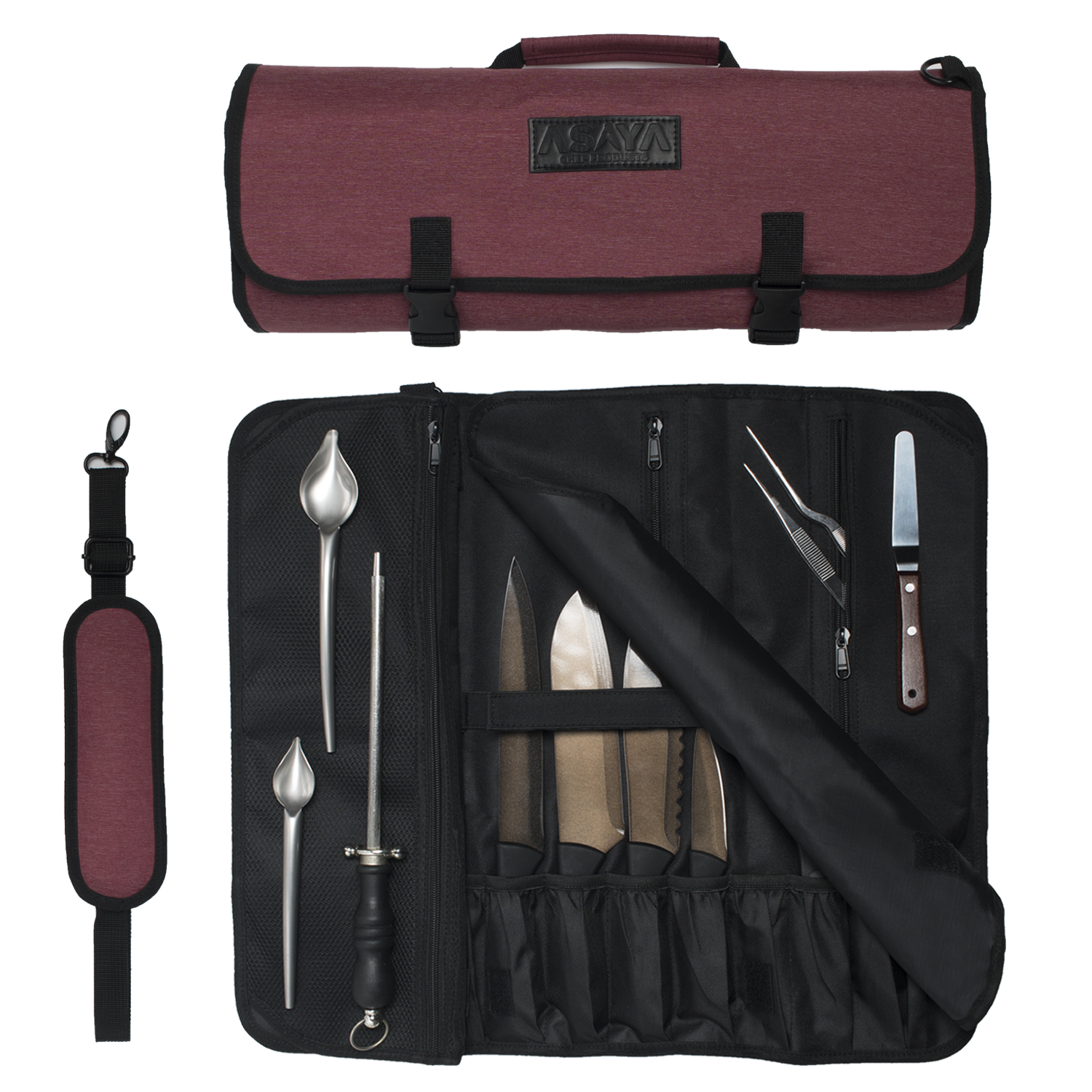 20 Pocket Chef Knife Roll Bag