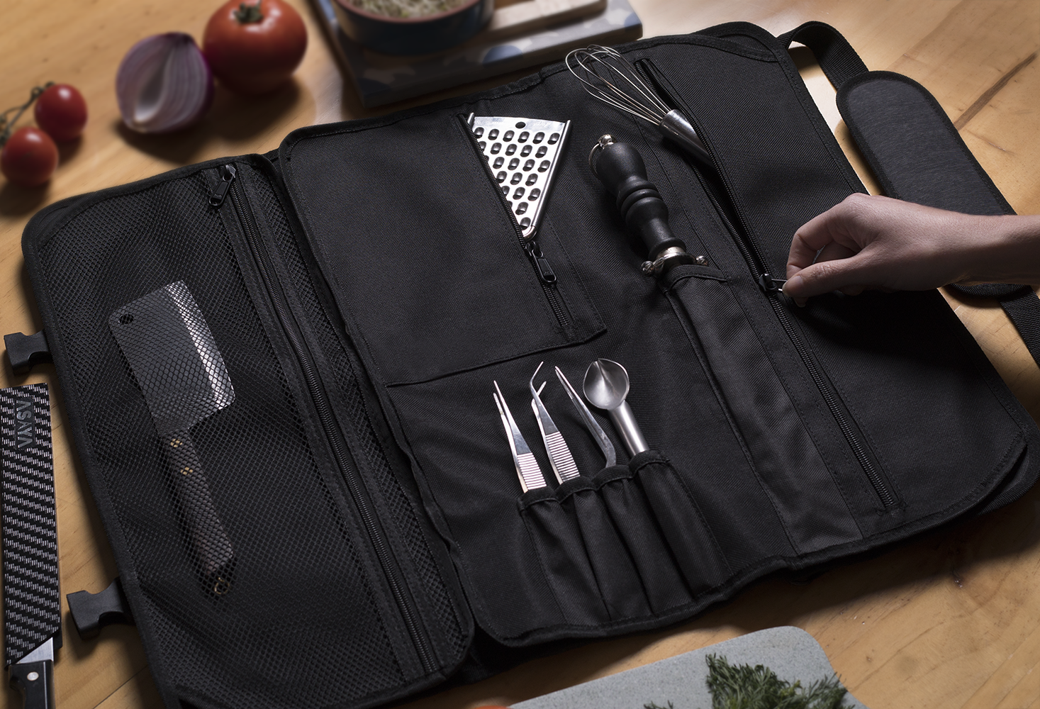 20 Pocket Chef Knife Roll Bag