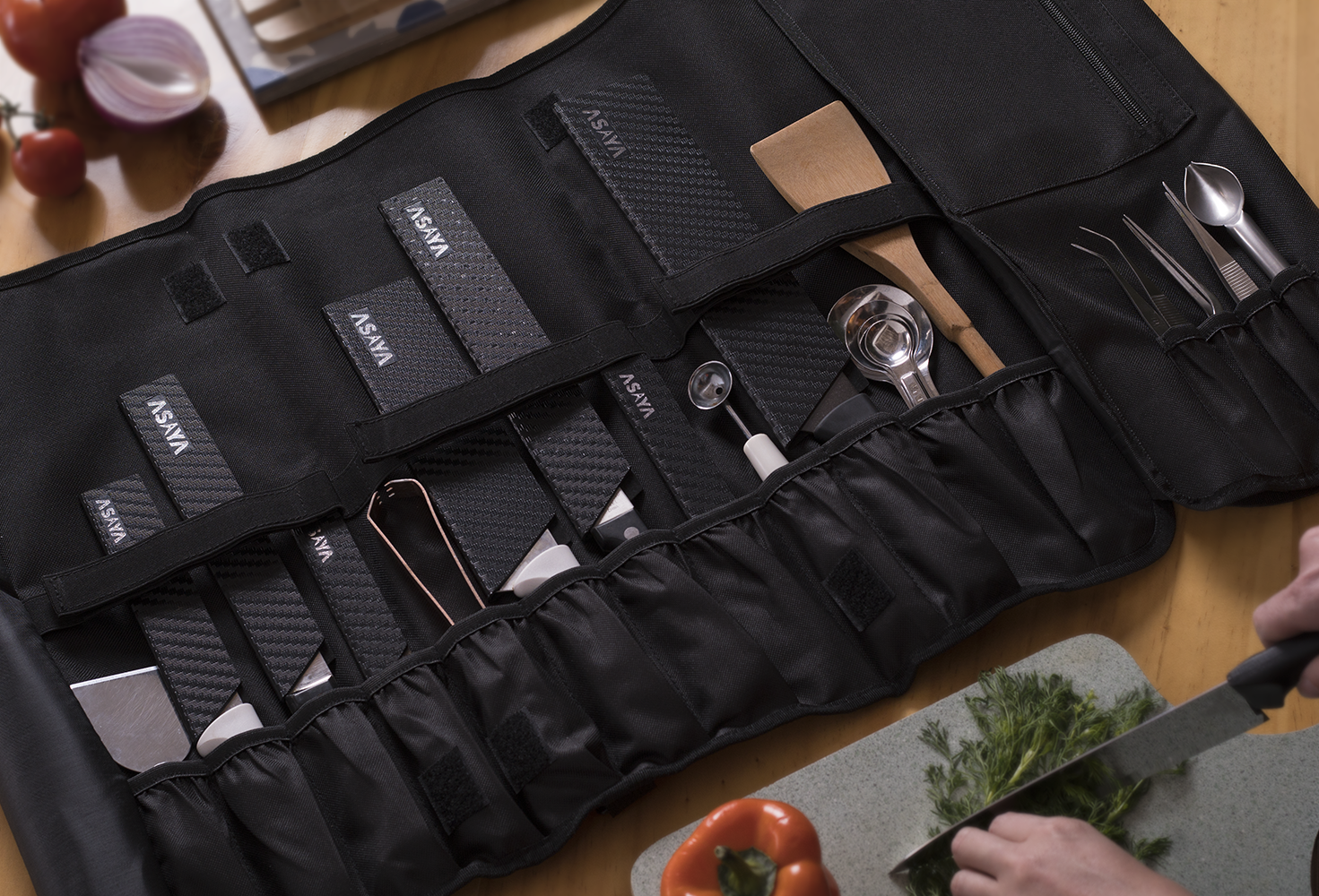 20 Pocket Chef Knife Roll Bag