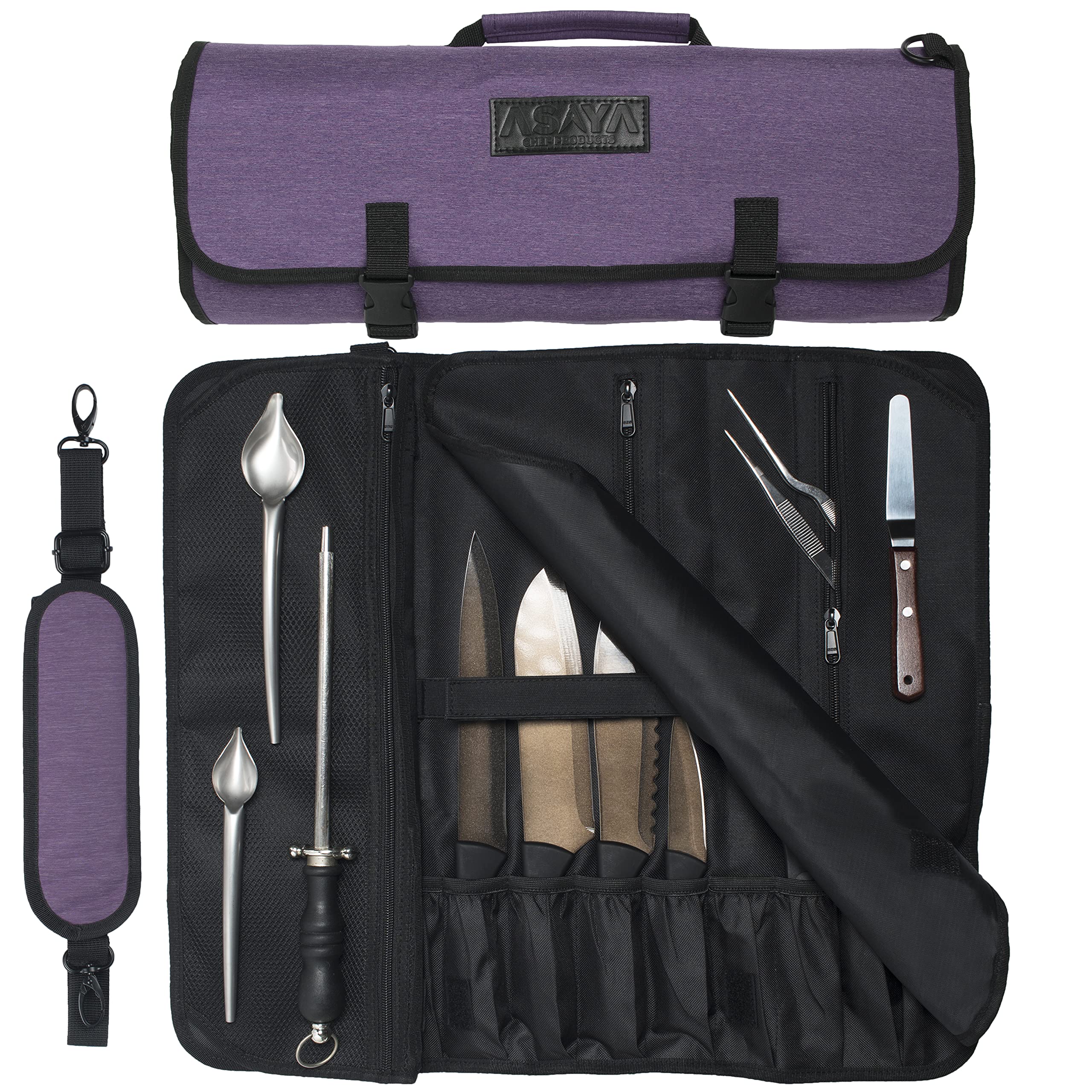 20 Pocket Chef Knife Roll Bag