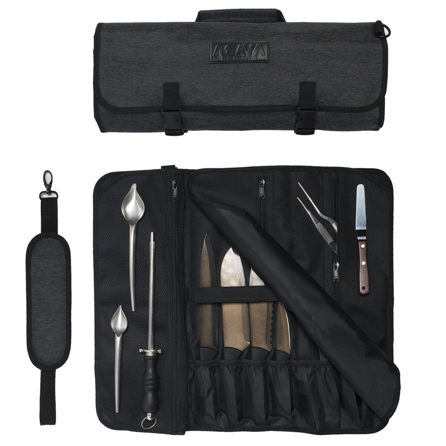 20 Pocket Chef Knife Roll Bag