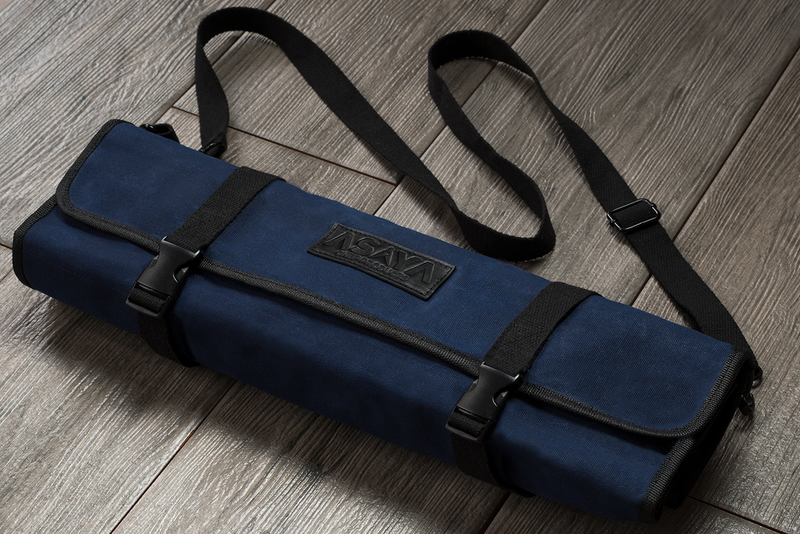 10 Slot Canvas Knife Roll