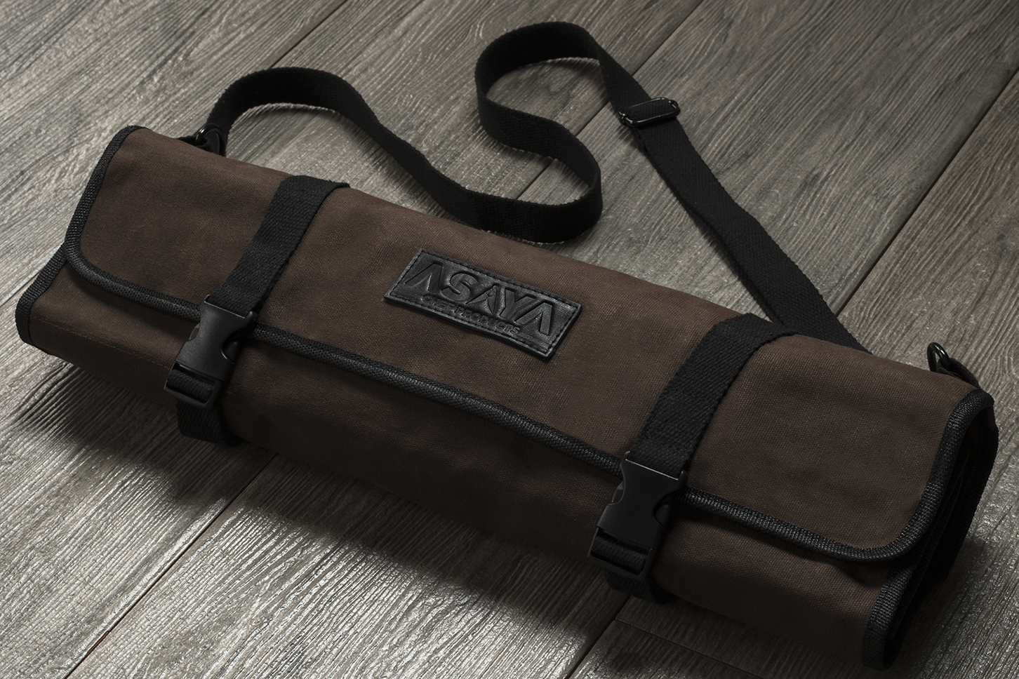 10 Slot Canvas Knife Roll