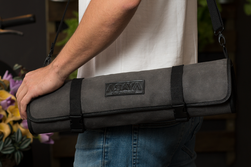 10 Slot Canvas Knife Roll