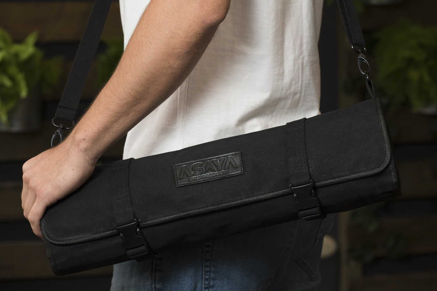 10 Slot Canvas Knife Roll