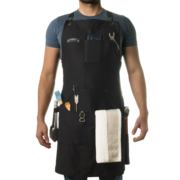 Chef/BBQ/Work Apron with Bottle Opener and Hand Towel