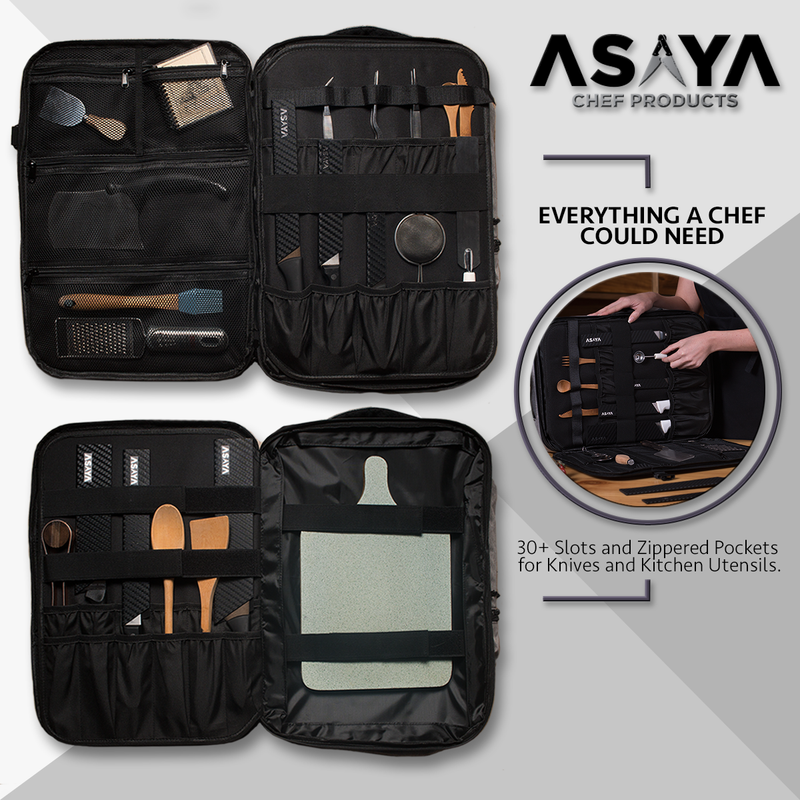30+ Pocket Knife Backpack + 20 Pocket Knife Roll Bag