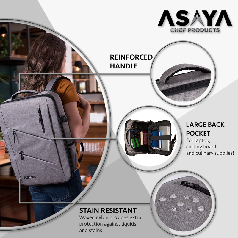 30+ Pocket Knife Backpack + 20 Pocket Knife Roll Bag