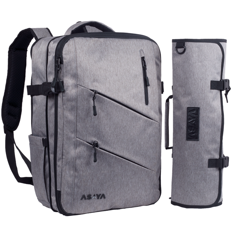 30+ Pocket Knife Backpack + 20 Pocket Knife Roll Bag