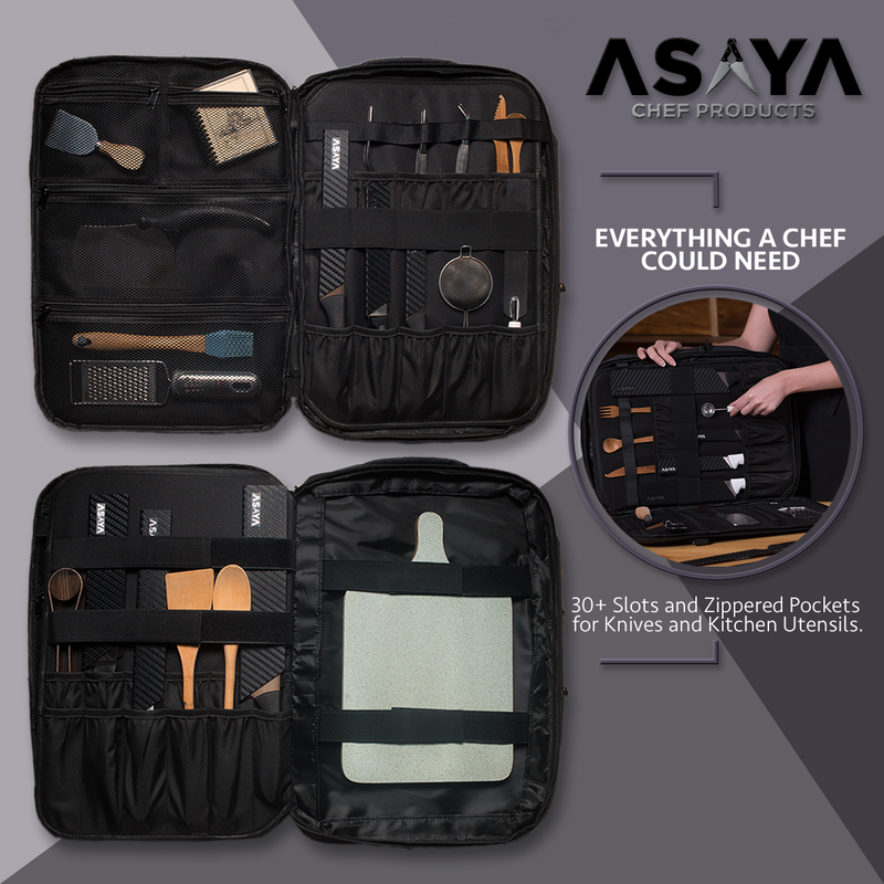 30+ Pocket Knife Backpack + 20 Pocket Knife Roll Bag