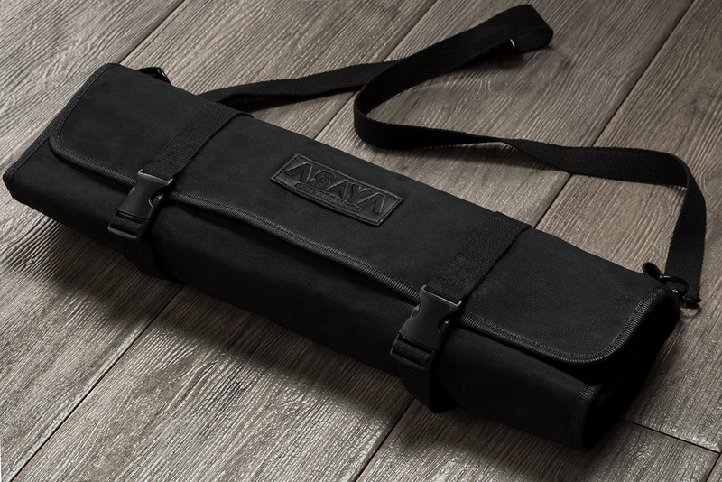 10 Slot Canvas Knife Roll